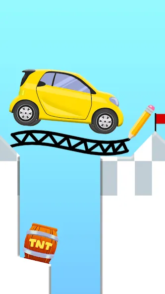 Скачать взлом Draw 2 Bridge: Draw Save Car (Дроу 2 Бридж) [МОД Money] на Андроид
