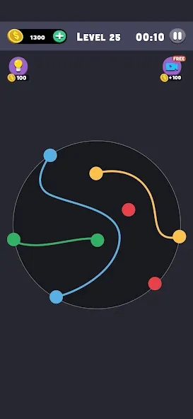 Скачать взлом Same Color: Two Dots логика (Сейм Колор Дот) [МОД Меню] на Андроид