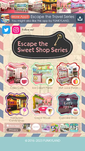 Скачать взлом Escape the Sweet Shop Series (Эксперименты в кондитерской серии) [МОД Money] на Андроид