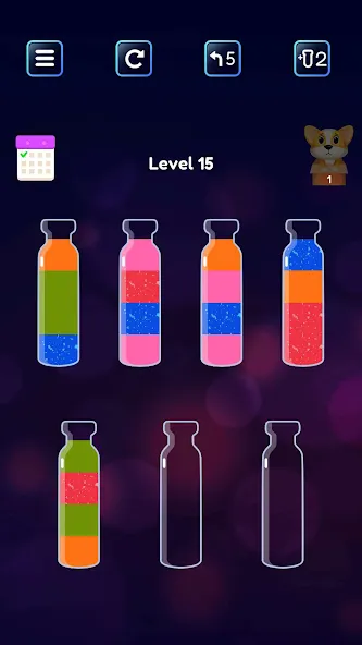 Скачать взлом Soda Sort: Water Color Puzzle (Сода Сорт) [МОД MegaMod] на Андроид