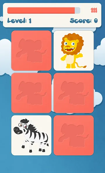 Скачать взлом Животные память игры для детей [МОД Money] на Андроид