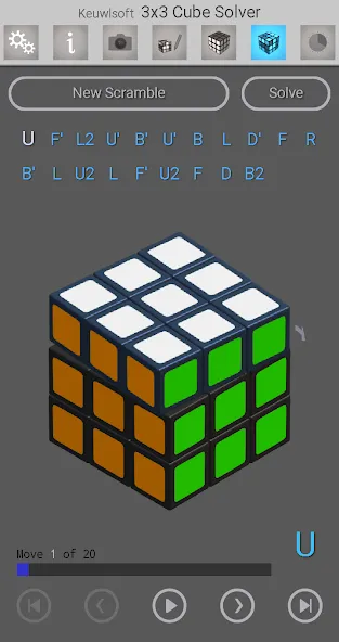 Скачать взлом 3x3 Cube Solver (х3 кубик решатель) [МОД MegaMod] на Андроид