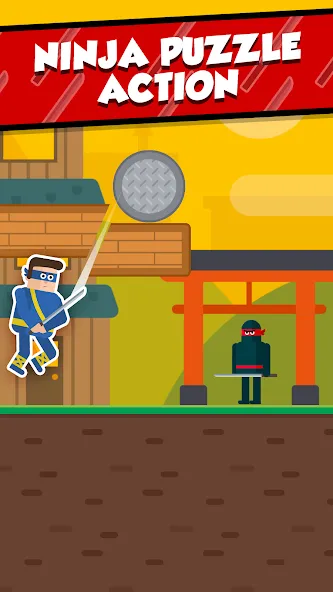 Скачать взлом Mr Ninja - Slicey Puzzles (Мистер Ниндзя) [МОД Бесконечные деньги] на Андроид