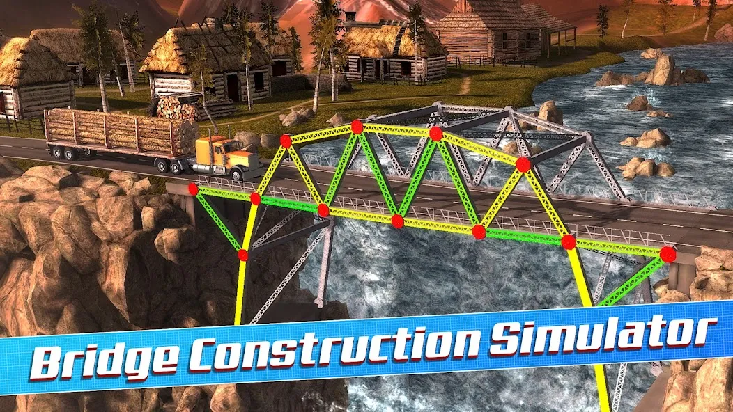 Скачать взлом Bridge Construction Simulator (Бридж Конструкшн Симулятор) [МОД Меню] на Андроид
