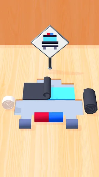 Скачать взлом Color Roll 3D (Цветной валик 3Д) [МОД Меню] на Андроид