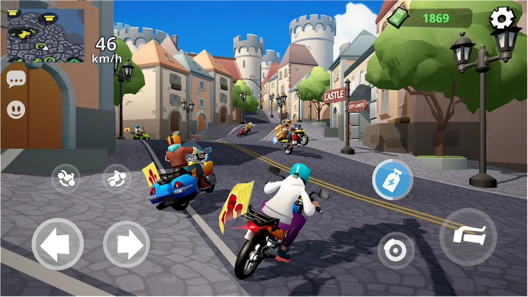 Скачать взлом Moto City: мотогонки курьеров (Мото Сити) [МОД Unlocked] на Андроид