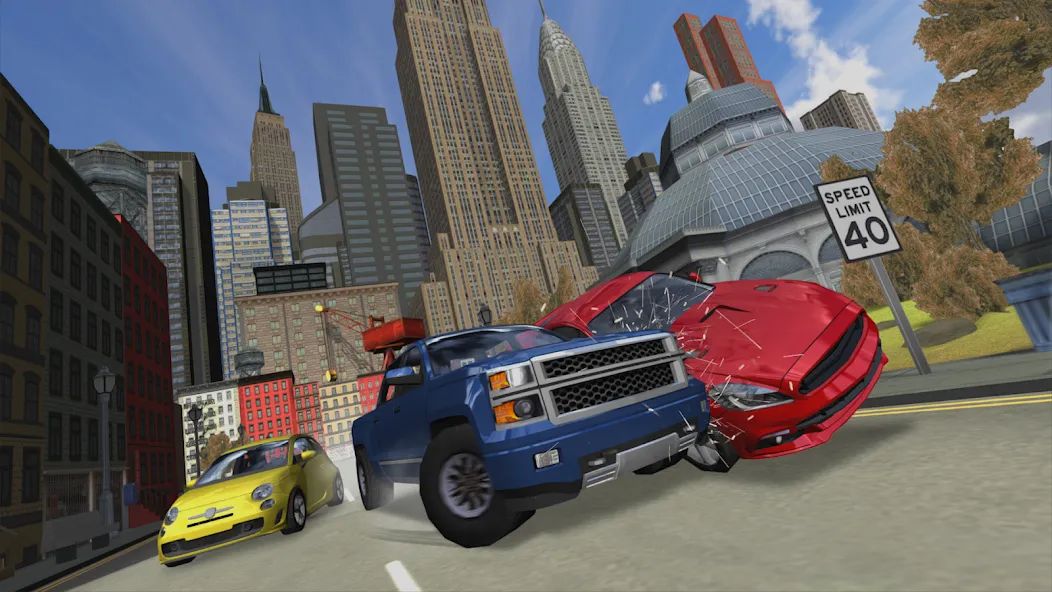 Скачать взлом Car Driving Simulator: NY (Симулятор вождения автомобиля) [МОД Все открыто] на Андроид