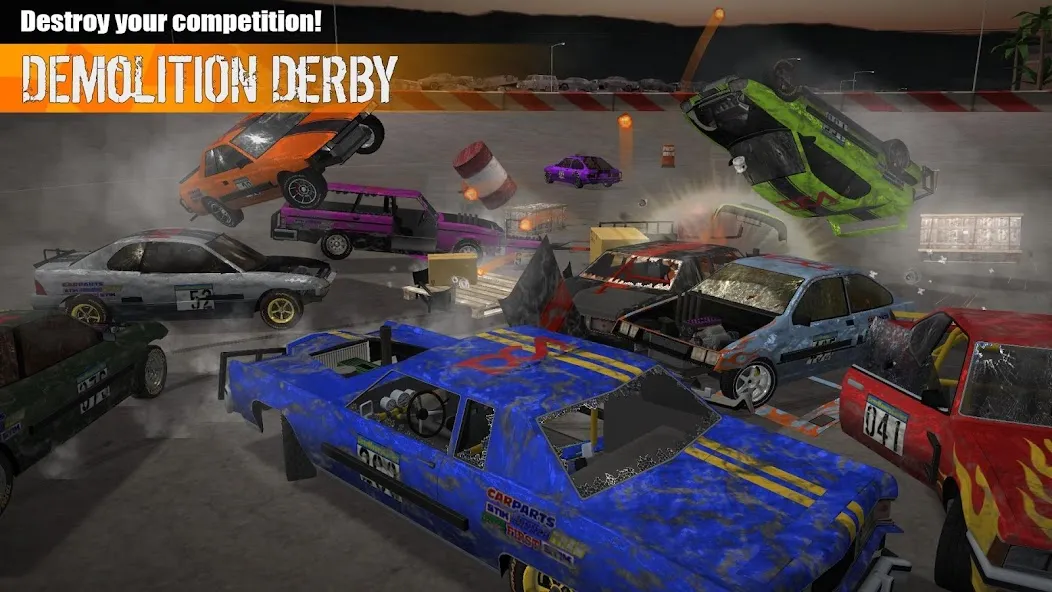 Скачать взлом Demolition Derby 3 (Демолиция Дерби 3) [МОД Много денег] на Андроид