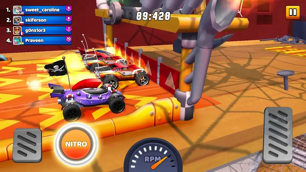 Скачать взлом Nitro Jump Racing (Нитро Джамп Рейсинг) [МОД MegaMod] на Андроид