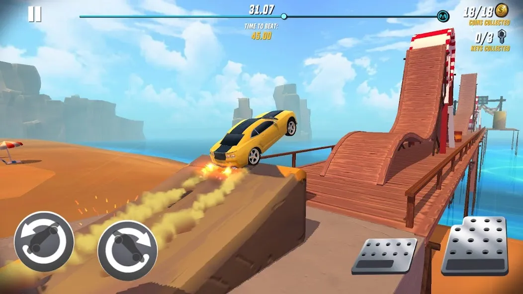 Скачать взлом Stunt Car Extreme (Стант Кар Экстрим) [МОД Unlocked] на Андроид