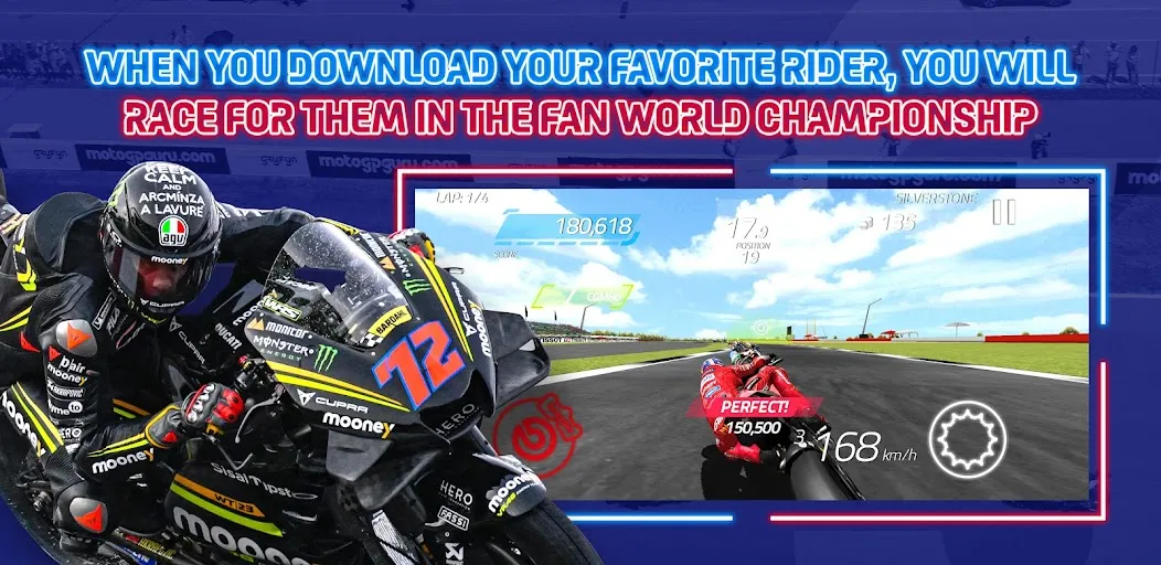 Скачать взлом MotoGP Racing '23 [МОД Все открыто] на Андроид