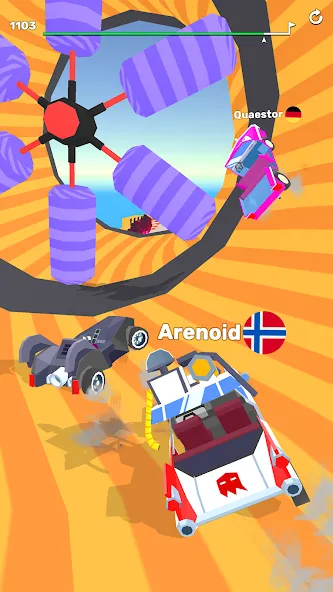 Скачать взлом Ramp Racing 3D — Гонки и трюки [МОД Меню] на Андроид