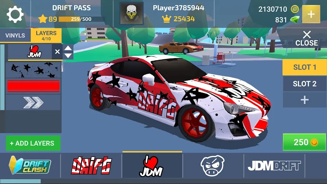 Скачать взлом Drift Clash Онлайн (Дрифт Клаш) [МОД Все открыто] на Андроид