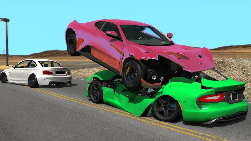 Скачать взлом Car Crash III Beam Симулятор Р (Кар Краш  Бим) [МОД Все открыто] на Андроид