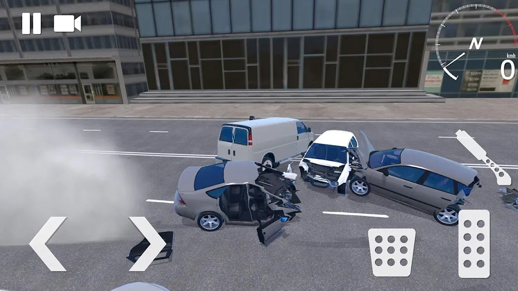Скачать взлом Traffic Crashes Car Crash (Трафик Краш Кар Краш) [МОД Все открыто] на Андроид