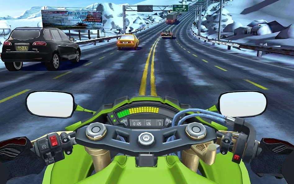 Скачать взлом Moto Rider GO: Highway Traffic (Мото Райдер ГО) [МОД Все открыто] на Андроид