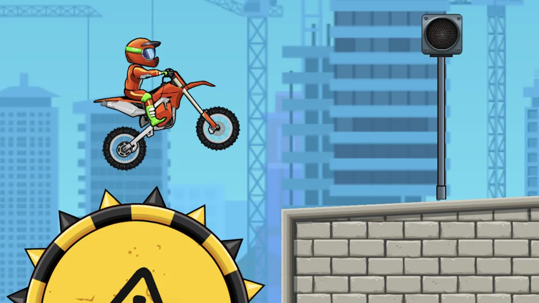Скачать взлом Moto X3M Bike Race Game (Мото 3М Игра на мотоциклах) [МОД Все открыто] на Андроид