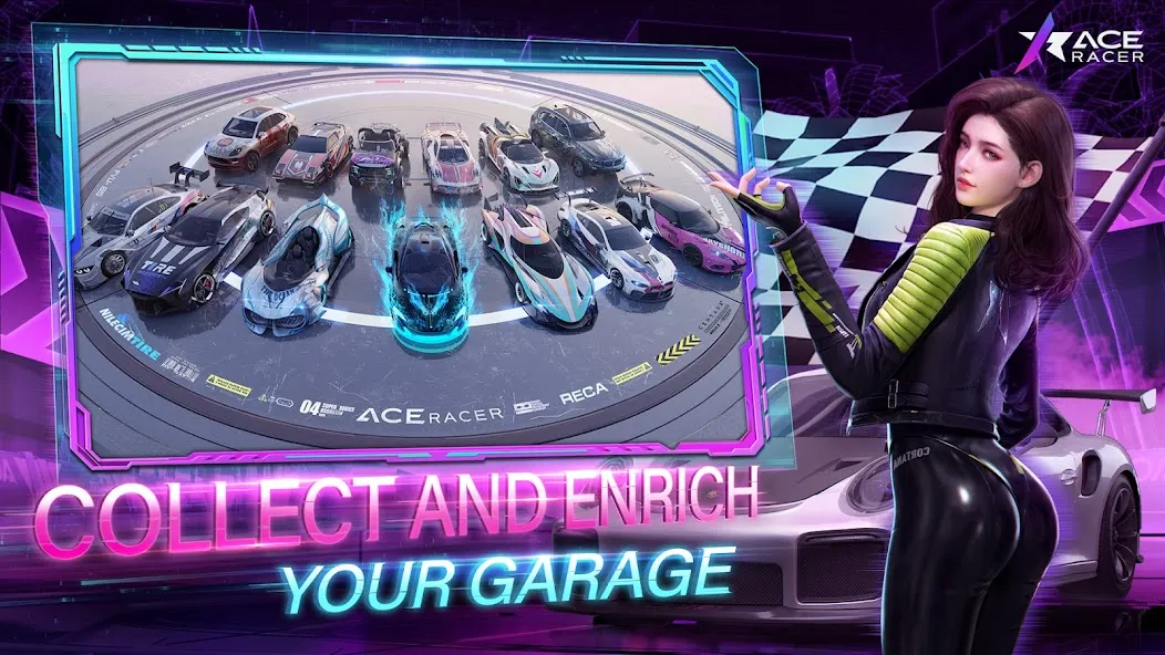 Скачать взлом Ace Racer (Эйс Рейсер) [МОД Бесконечные деньги] на Андроид