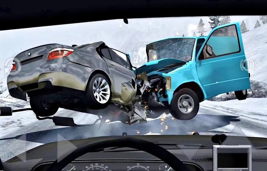 Скачать взлом Car Crash Damage Engine Wreck  (Кар Крэш Дамаг Энджин Врек) [МОД Меню] на Андроид