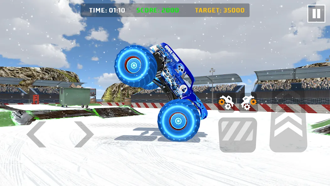 Скачать взлом Car Games: Monster Truck Stunt (Монстртрак стант) [МОД Unlocked] на Андроид