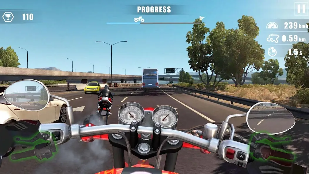 Скачать взлом Moto Bike Race : Driving Car (Мото Байк Рейс) [МОД Меню] на Андроид