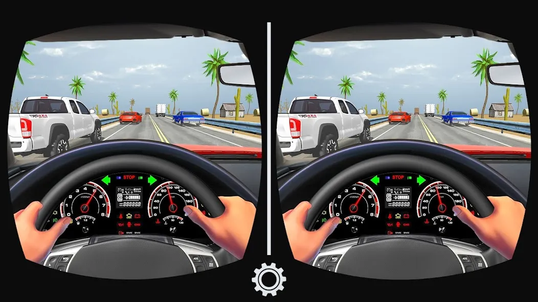 Скачать взлом VR Traffic Racing In Car Drive [МОД Много денег] на Андроид