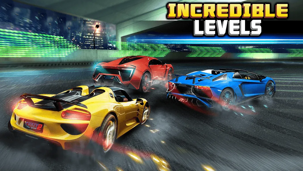 Скачать взлом Crazy for Speed 2 (Крэйзи фо Спид 2) [МОД MegaMod] на Андроид