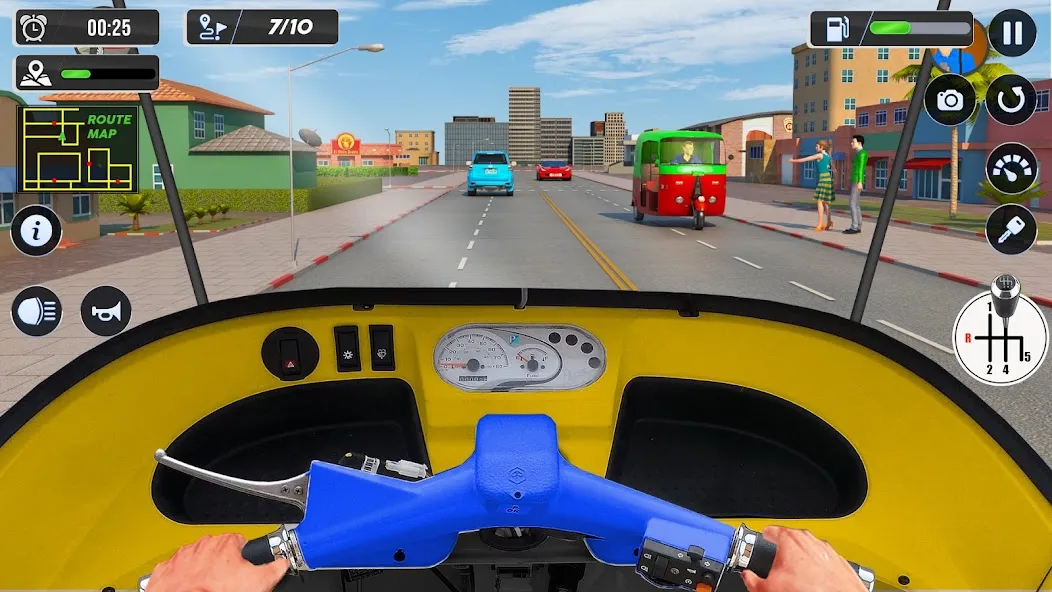 Скачать взлом Тук Тук Авто Вождение Игры 3D  [МОД MegaMod] на Андроид