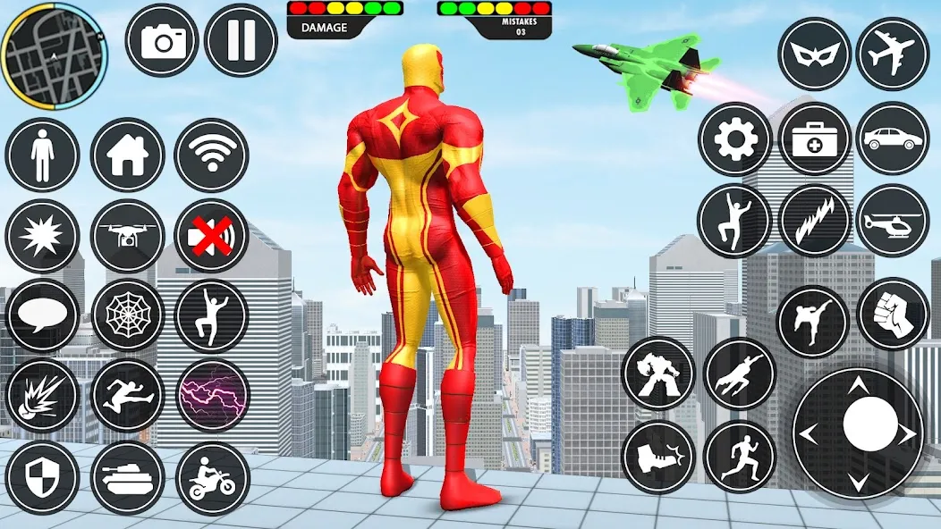 Скачать взлом Rope Hero: Speed Hero Games (Роуп Хиро) [МОД Меню] на Андроид
