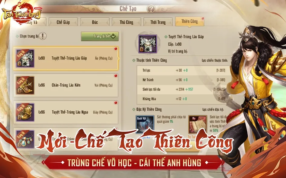 Скачать взлом Tân Thiên Long Mobile [МОД Много денег] на Андроид