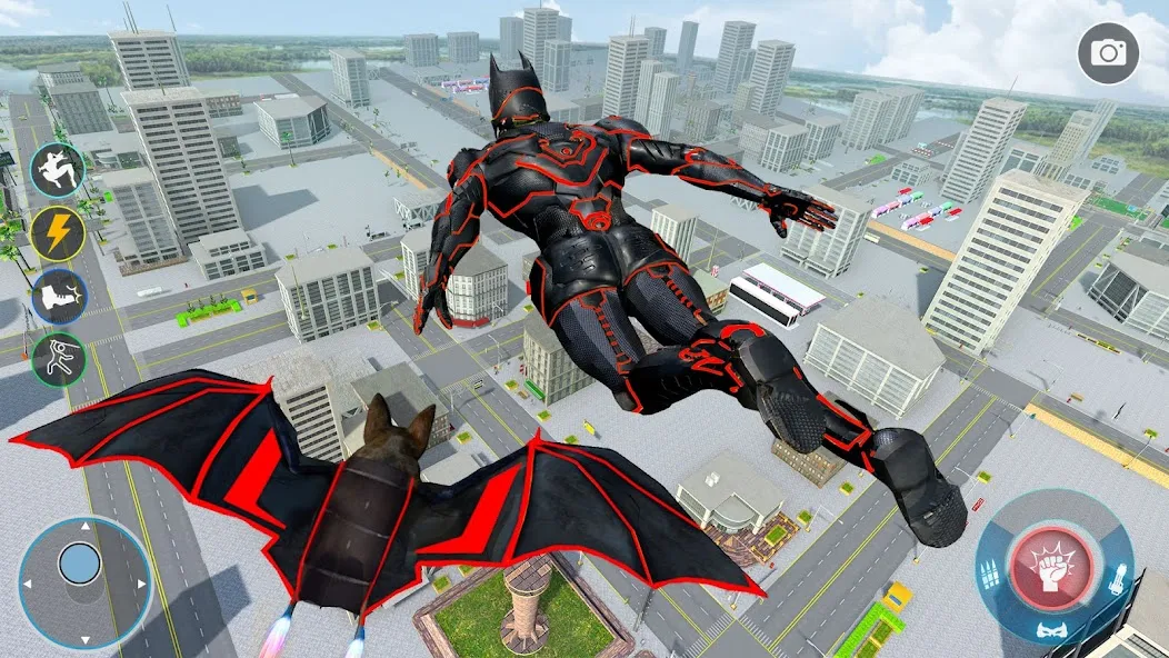 Скачать взлом Flying Bat Robot Car Transform (Флайинг Бэт Робот Кар Трансформ) [МОД Много денег] на Андроид