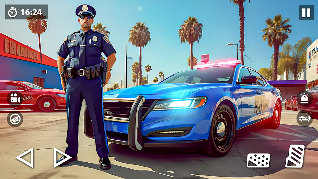 Скачать взлом US Police Car Transporter Game (Полицейский транспорт игры) [МОД Unlocked] на Андроид