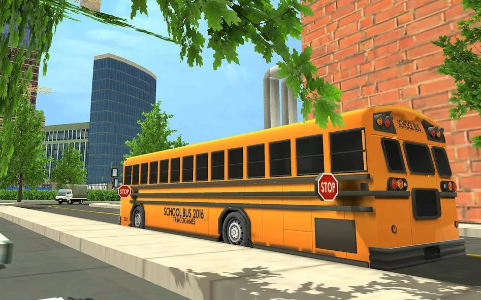 Скачать взлом School Bus Driving Game (Игра по вождению школьного автобуса) [МОД MegaMod] на Андроид