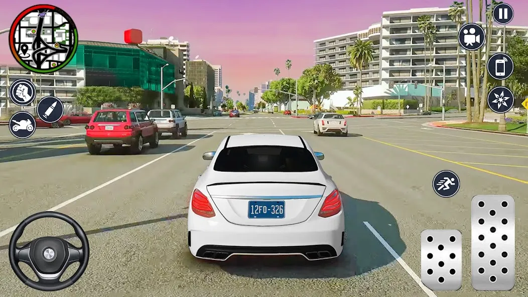 Скачать взлом симулятор вождения автомобиля  [МОД Money] на Андроид