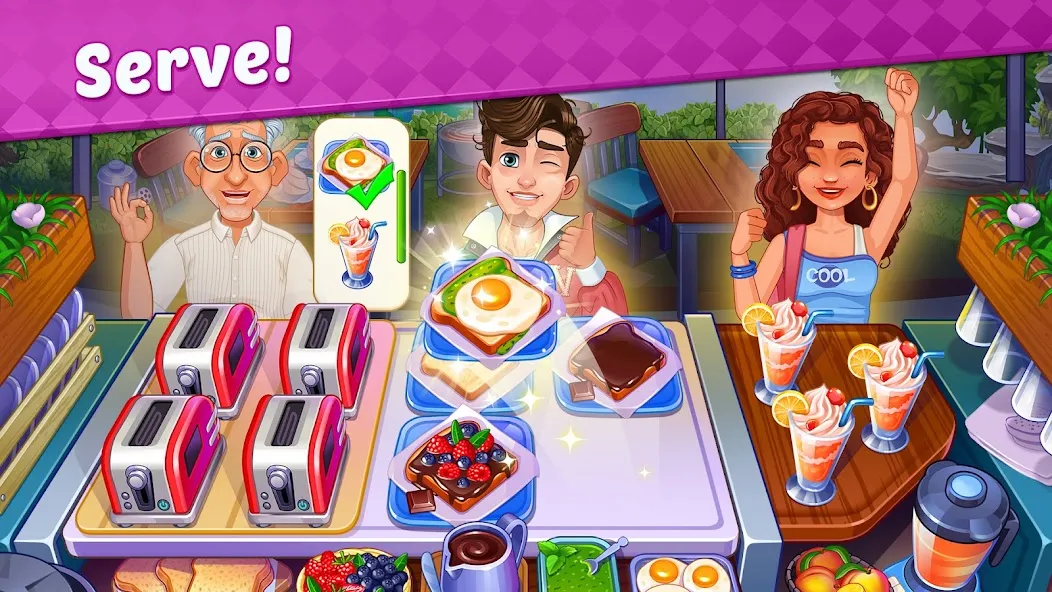 Скачать взлом My Cafe Shop : Cooking Games (Мой Кафе Шоп) [МОД Много денег] на Андроид