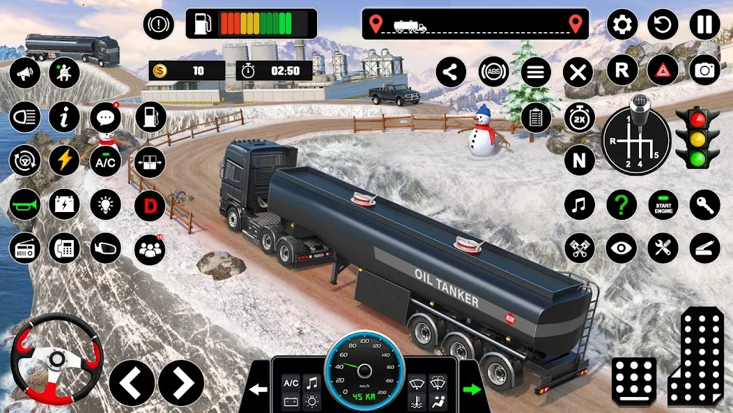 Скачать взлом вождение грузовика офлайн игры  [МОД Money] на Андроид