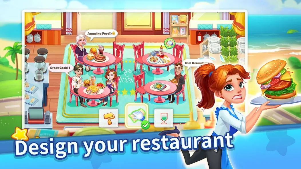 Скачать взлом Cooking Master - Ресторан игра (Кукинг Мастер) [МОД Unlocked] на Андроид