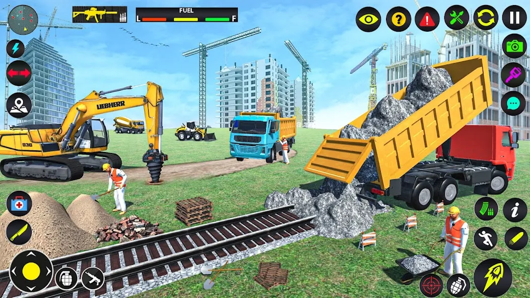 Скачать взлом Excavator Simulator Crane Game (Экскаватор Симулятор Кран Игра) [МОД Меню] на Андроид
