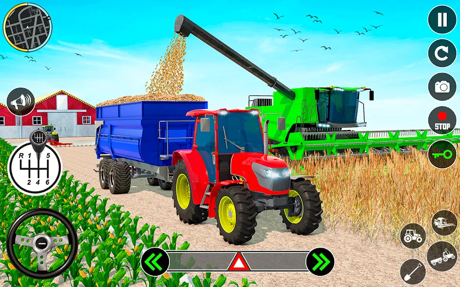 Скачать взлом Tractor Farming: Tractor Games (Тракторное хозяйство) [МОД Бесконечные деньги] на Андроид