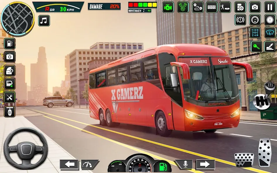 Скачать взлом настоящий автобус симулятор иг  [МОД Много денег] на Андроид