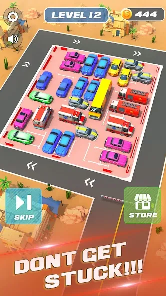 Скачать взлом Parking Jam Unblock: Car Games (Паркинг Джам Разблокировать) [МОД MegaMod] на Андроид