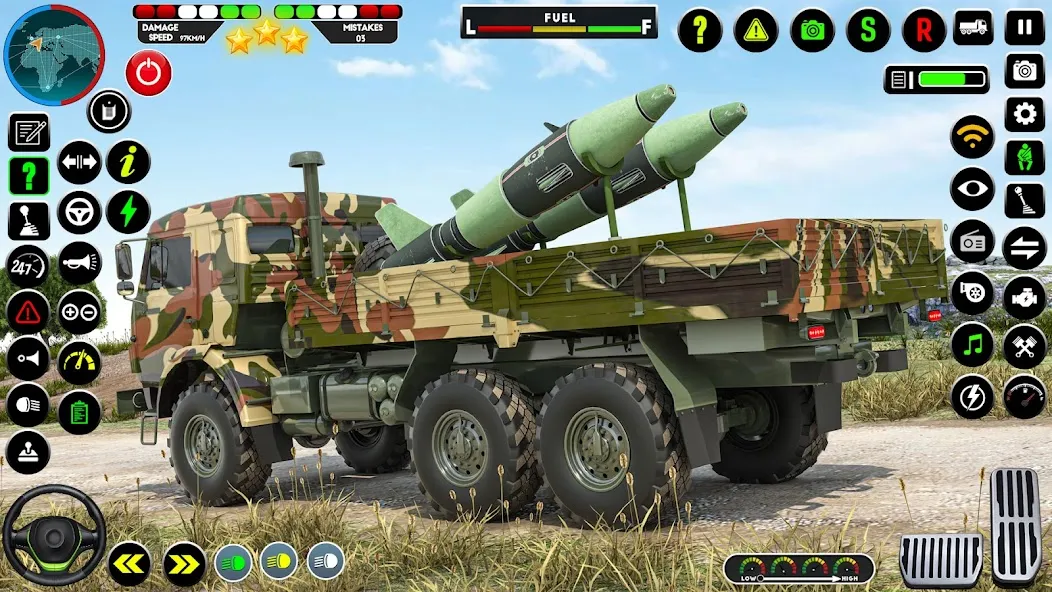 Скачать взлом русская армия грузовик игра  [МОД MegaMod] на Андроид