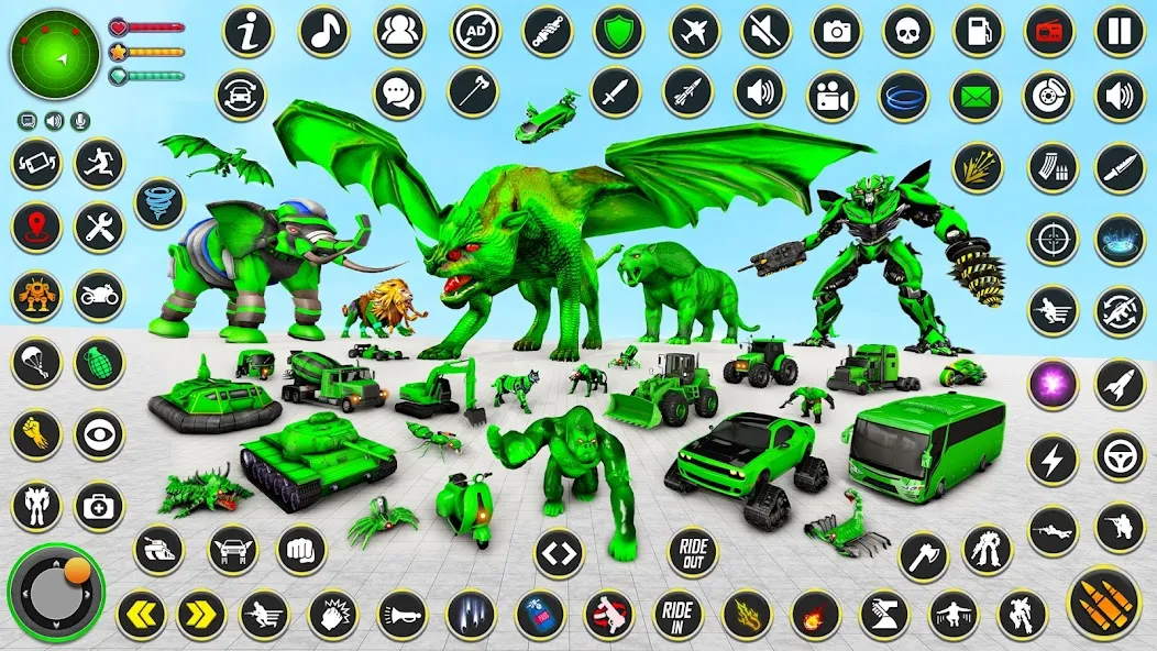 Скачать взлом Multi Animal Robot Car Games (Мульти Анимал Робот Кар Игры) [МОД MegaMod] на Андроид