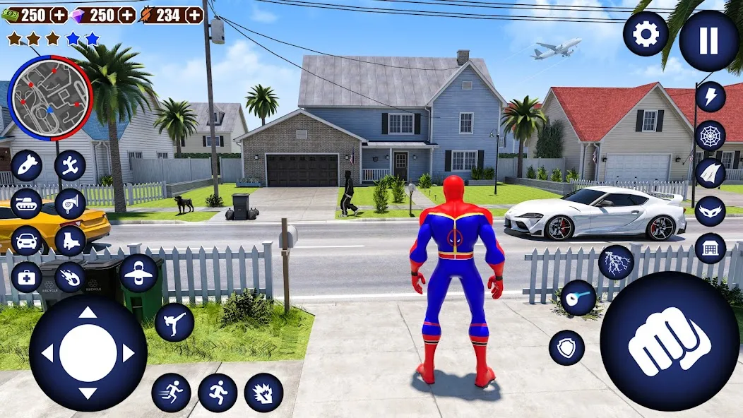 Скачать взлом Flying Superhero Robot Games [МОД Бесконечные деньги] на Андроид
