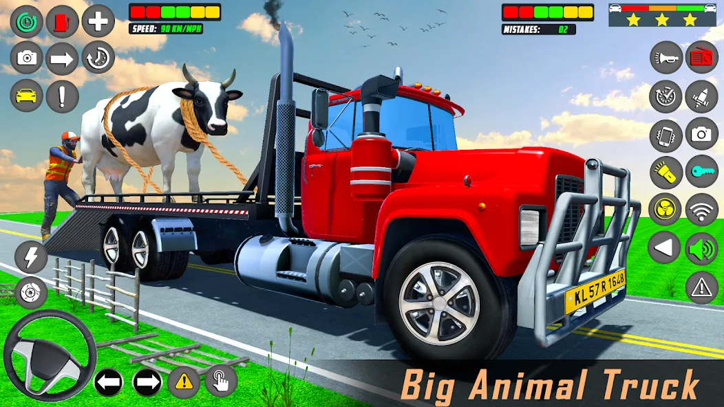 Скачать взлом Animal Transport Driving Games (Домашний перевоз игры) [МОД Много денег] на Андроид