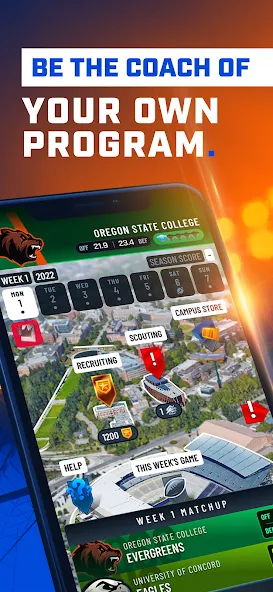 Скачать взлом The Program: College Football (Зе Програм) [МОД Все открыто] на Андроид