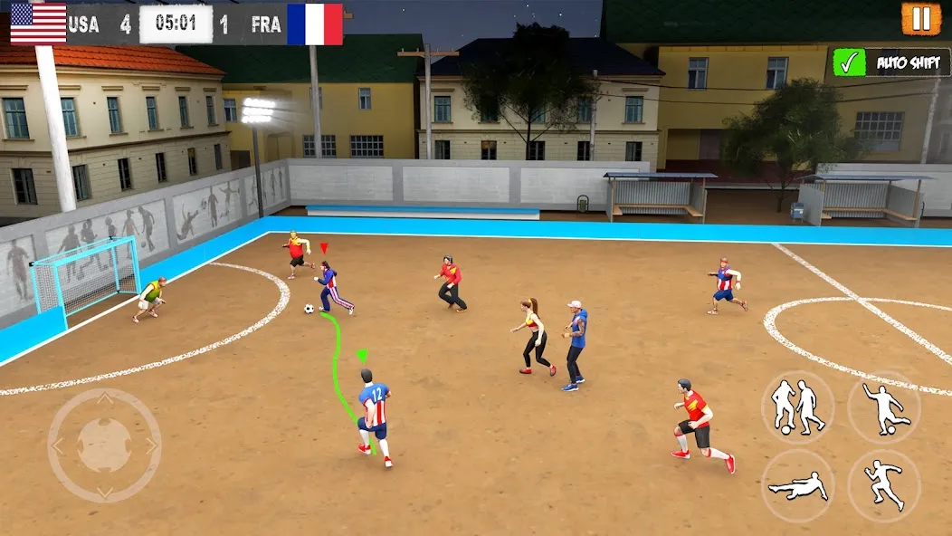 Скачать взлом Street Football: Futsal Games (Стрит Футбол) [МОД Меню] на Андроид