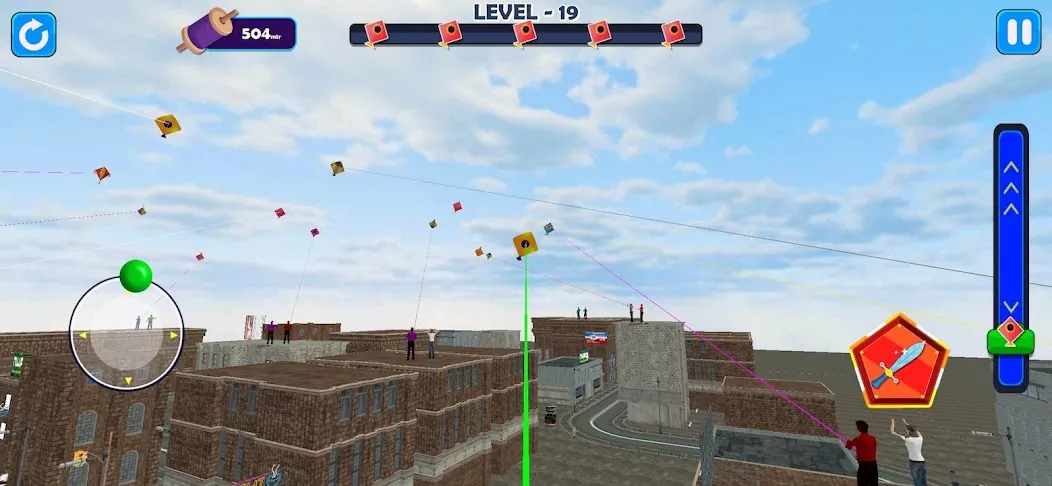 Скачать взлом Indian Kite Flying 3D (Индийский воздушный змей 3Д) [МОД Много денег] на Андроид