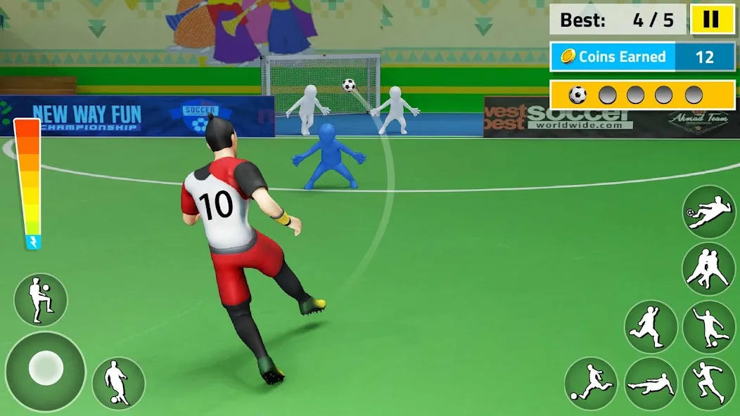 Скачать взлом Indoor Futsal: Football Games (Индор Футзал) [МОД Много денег] на Андроид