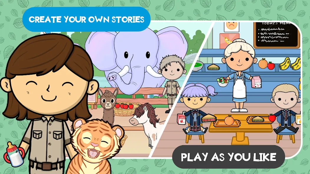 Скачать взлом Lila's World:Create Play Learn  [МОД Money] на Андроид